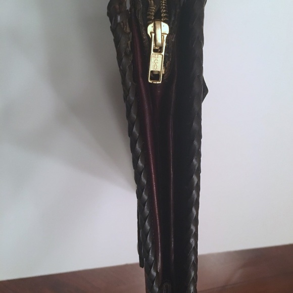 Vintage Hand Tooled Mexican Leather Clutch - Picture 8 of 8